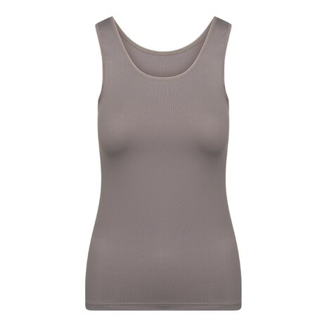 RJ Pure Color Dames hemd Taupe