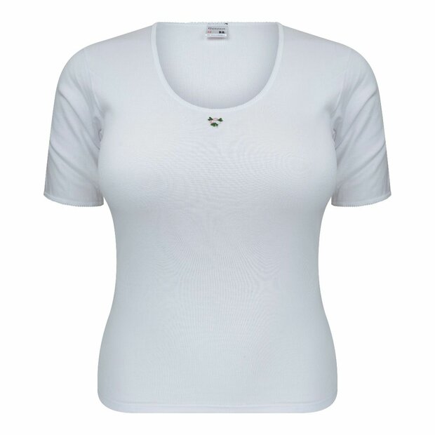 Dames onderblouse (T-shirt) met korte mouw M3000 Wit