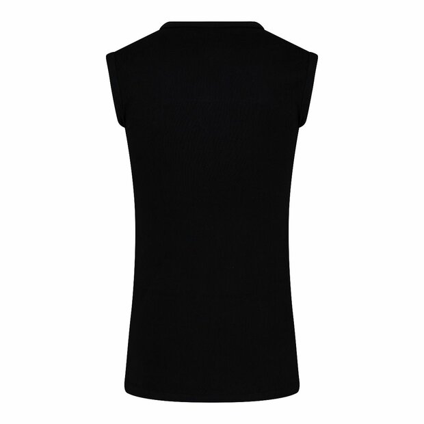 Heren mouwloos shirt met O-Hals M3000 Zwart