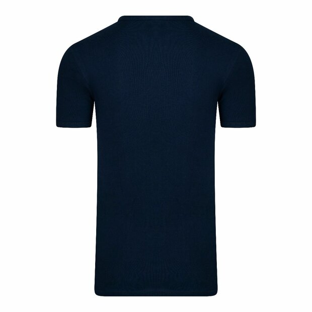 Extra lang heren T-shirt met V-hals M3000 Marine 