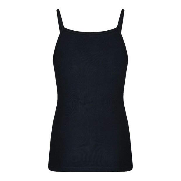 Meisjes spaghetti hemd Britney M3000 Zwart