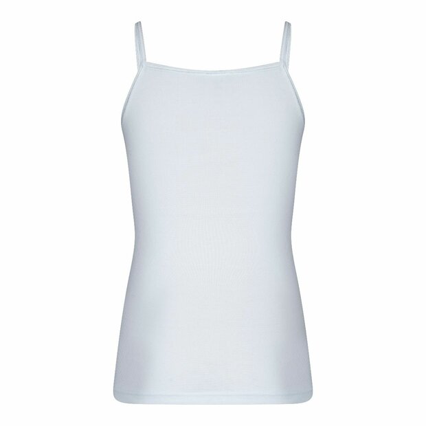 Meisjes spaghetti hemd Britney M3000 Wit