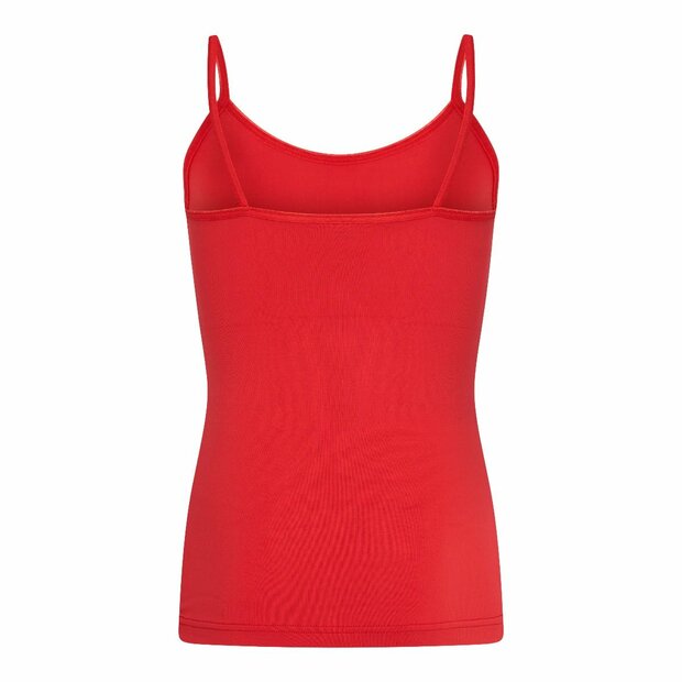 Meisjes spaghetti hemd (top) Elegance Rood
