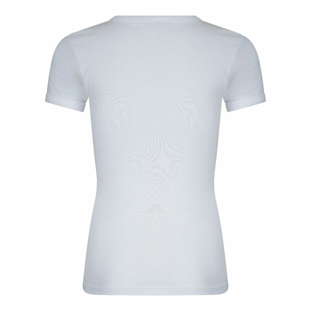 Jongens T-shirt met V-hals en K.M. M3000 Wit