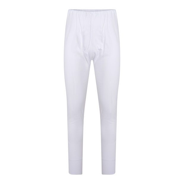 Heren lange pantalon met gulp M3400 Wit