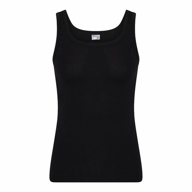 Heren singlet Beeren Young (Tactel) Zwart
