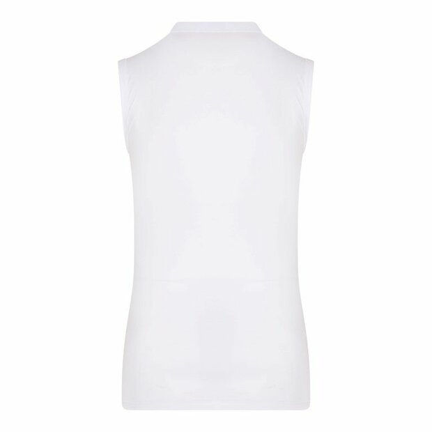 Heren mouwloos shirt O-Hals Comfort Feeling Wit