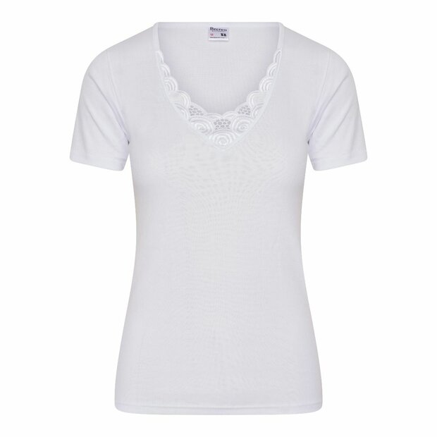 Dames onderblouse (T-shirt) met korte mouw Beatrix M3000 Wit