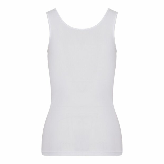 Dames hemd met breed bandje Beeren Young (Tactel) Wit