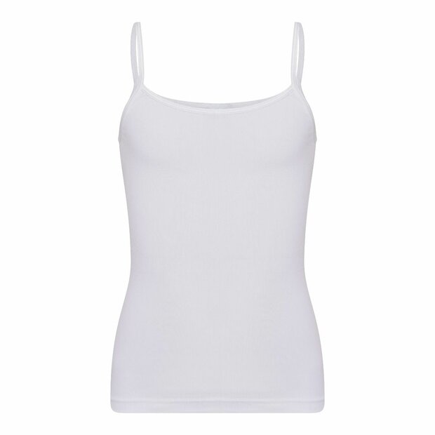 Meisjes spaghetti hemd B.Y. Natasja Wit