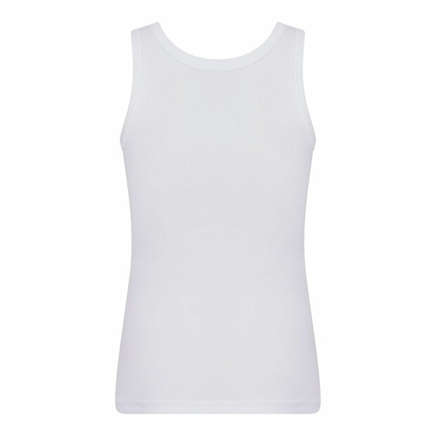 Jongens singlet Beeren Young (Tactel) Wit