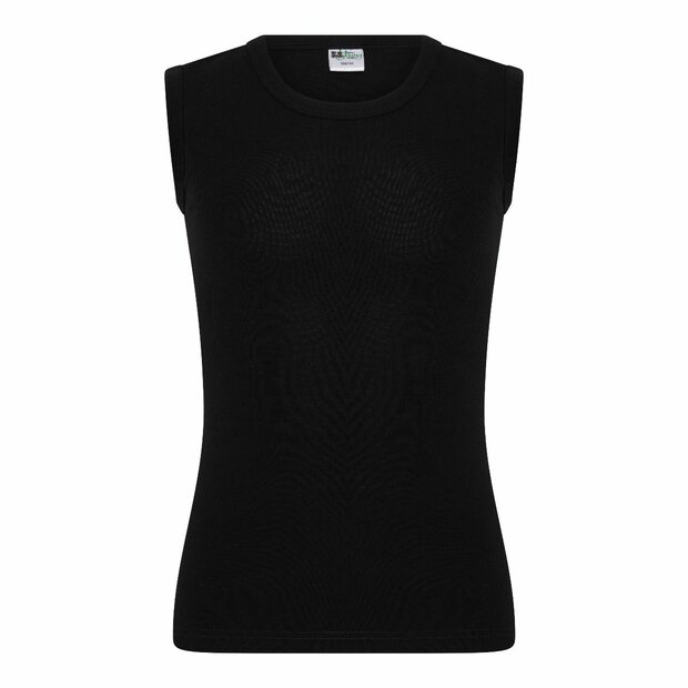 Jongens mouwloos shirt Beeren Young (Tactel) Zwart