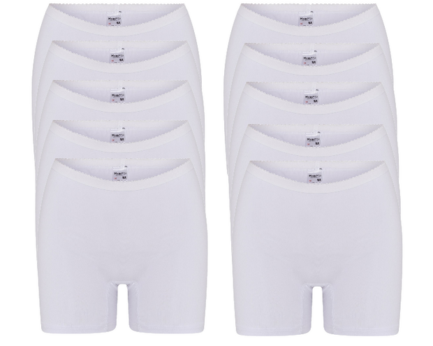10-pack dames boxershorts Softly Wit 