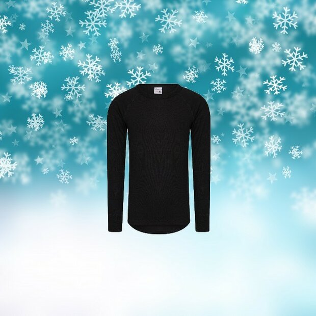 Kinder Thermo shirt met L.M. Zwart