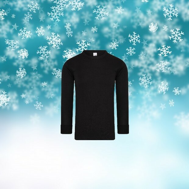 Thermo heren hemd met L.M. Zwart