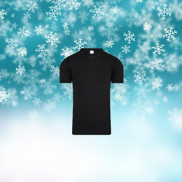 Thermo heren hemd met K.M. Zwart