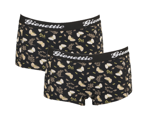 Gionettic  2-pack Dames Hipsters  Butterfly