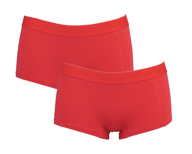 Gionettic  2-pack Dames Hipsters Rood