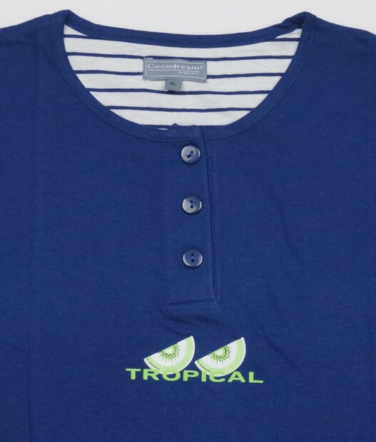 Dames Big Shirt Marine