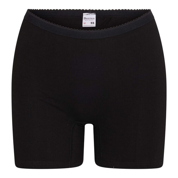 2 pack dames boxershort Softly met lange pijp Zwart