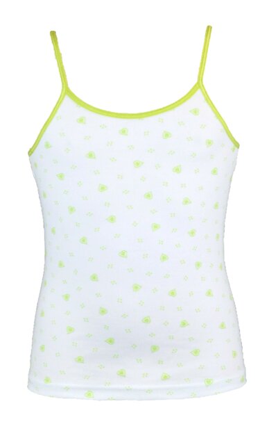 6-Pack Meisjes Tops Love Lime