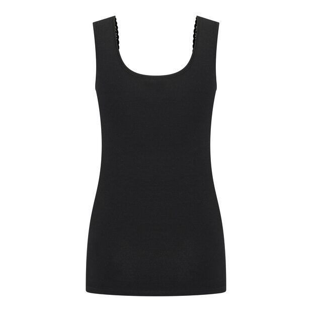 Beeren Comfort Feeling Dames Hemd met kant Dianne Zwart