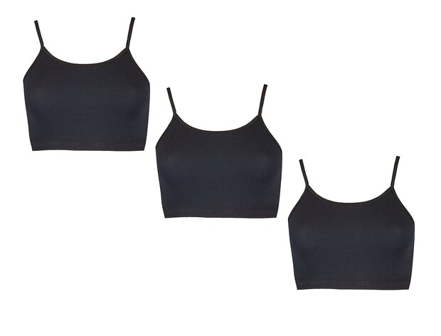 3-Pack Dames Hesje Beeren Young Zwart