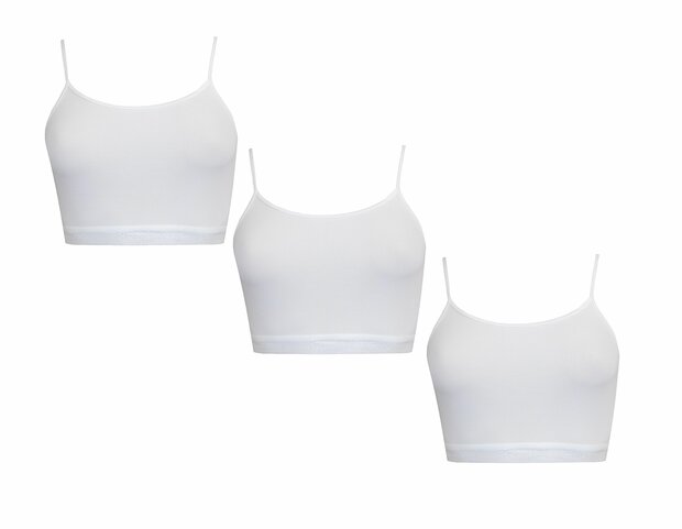 3-Pack Dames Hesje Beeren Young Wit