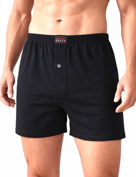 Basic 3-Pack wijdvallende Heren boxershorts gekleurd