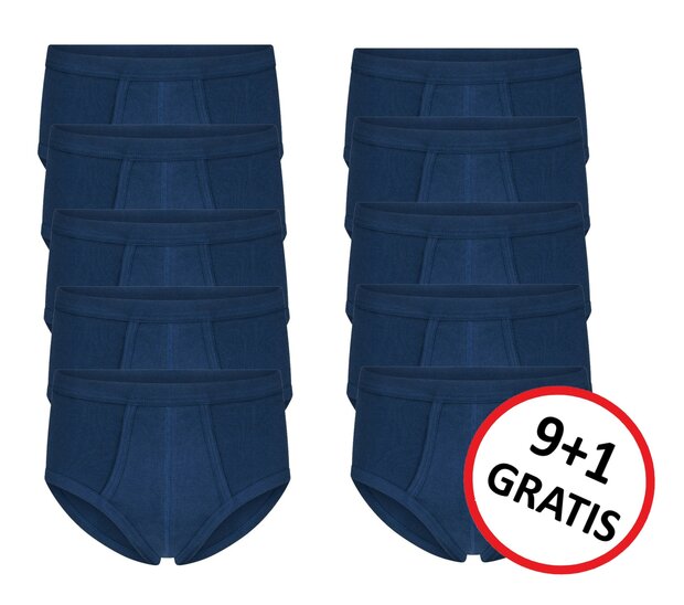 9+1 GRATIS heren slips M3000 Marine