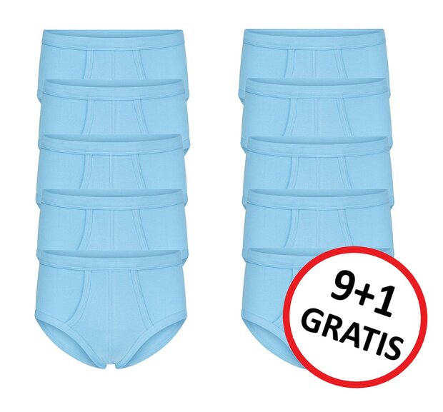 9+1 GRATIS heren slips M3000 Bleu