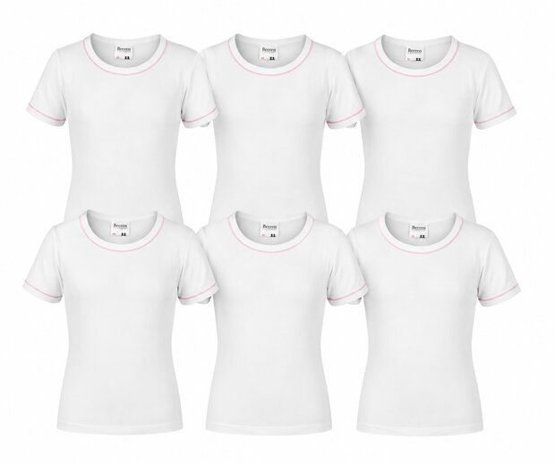 6-Pack Meisjes T-shirts Tess