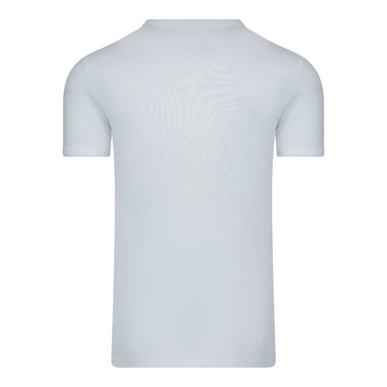 Heren T-shirt met O-hals en K.M. M3000 Wit