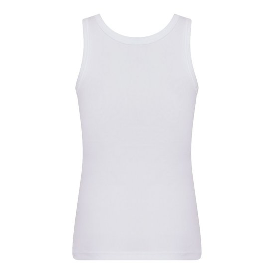 Jongens singlet Beeren Young (Tactel) Wit