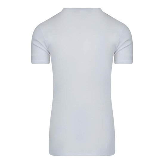 10-pack Extra lange heren T-shirts met O-Hals M3000 Wit 