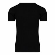 Heren T-shirt met diepe V-hals en K.M. M3000 Zwart