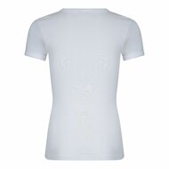 Jongens T-shirt met V-hals en K.M. M3000 Wit