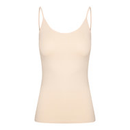Dames spaghetti hemd Elegance Ivory Cream (Huidskleur)