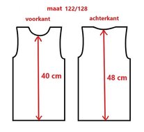 6-Pack Jongens mouwloos shirt Beeren Young Sjors
