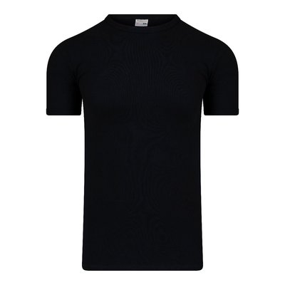 Heren T-shirt met O-hals en K.M. M3000 Zwart