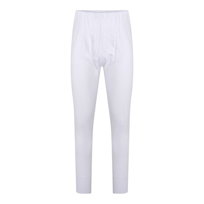 Heren lange pantalon met gulp M3400 Wit