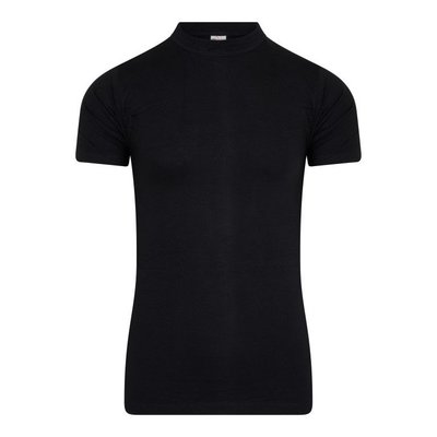 Heren T-shirt met O-Hals Comfort Feeling Zwart