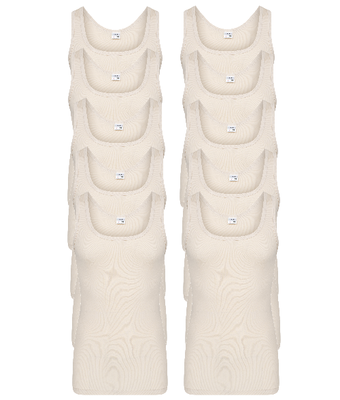 10-pack heren singlets M3000 Huid