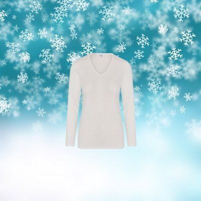 Thermo Dames shirt met L.M. Wolwit