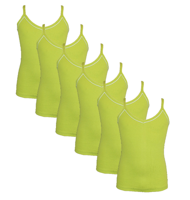 6-Pack Meisjes Tops Vicky Groen