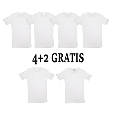 4-Pack + 2 GRATIS Meisjes T-shirts Tess