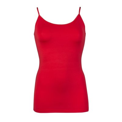 RJ Pure Color verstelbare dames top Donkerrood