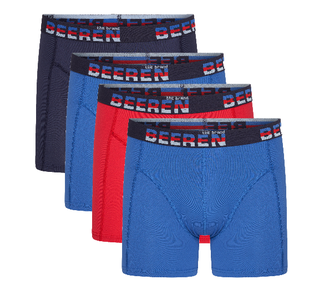 4-pack Heren boxershorts Elegance assorti - Beerenondergoed.nl