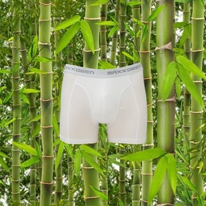 Bamboe heren Boxershort Maxx Owen Wit - Beerenondergoed.nl