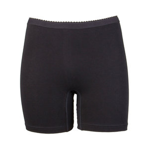 Dames boxershort Softly met lange pijp Zwart - Beerenondergoed.nl